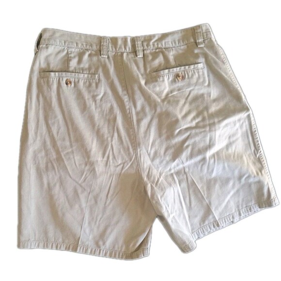 GAP Khaki Tan Shorts Men's Size 38 (8" Inseam) Casual Chino Cotton Summer Wear - Picture 3 of 5